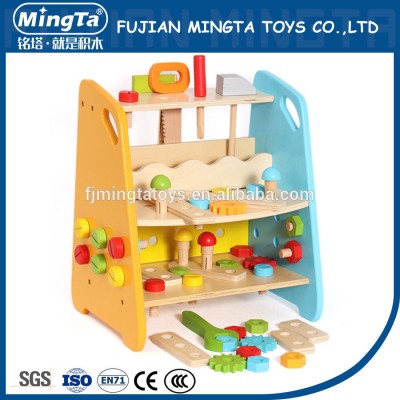 little Carpenter Set educational wooden assemble Toy for kids