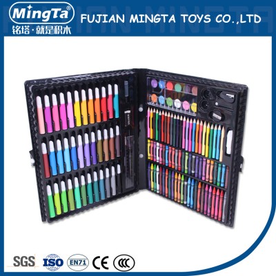 mutifuncion and colorful water color set with crayons color pen